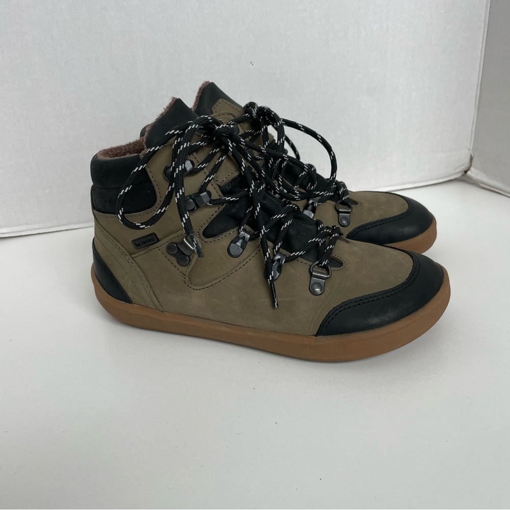 Be Lenka Boots Ranger 2.0 Barefoot Sneakers Ankle Water Resistant Army Green